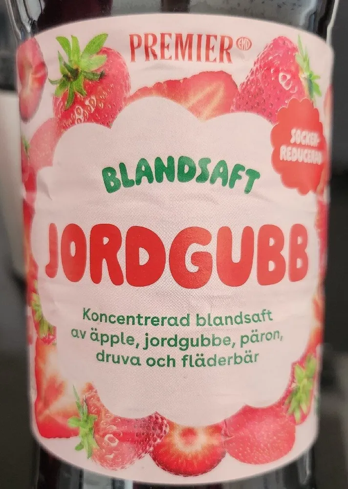 Blandsaft Jordgubb
