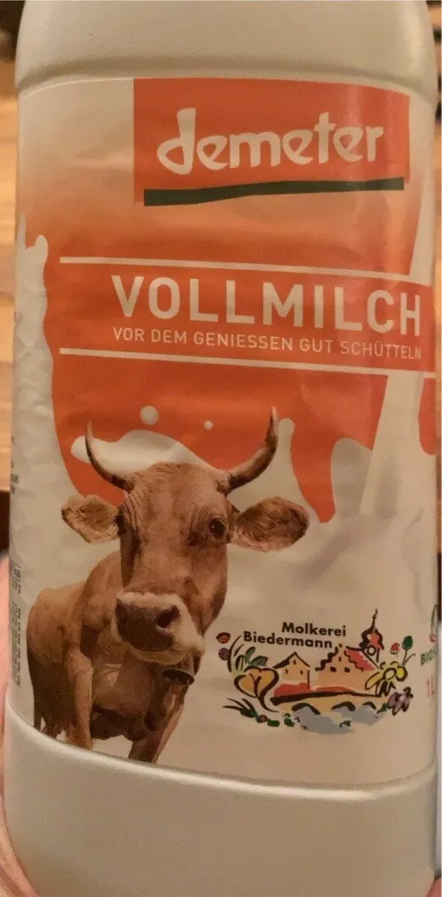 Vollmilch Molkerei Biedermann