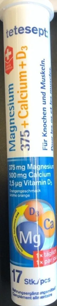 Magnesium 375 + Calcium + D3