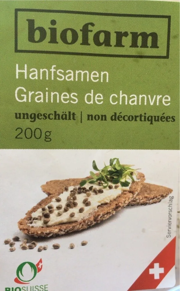 Hanfsamen ungeschält