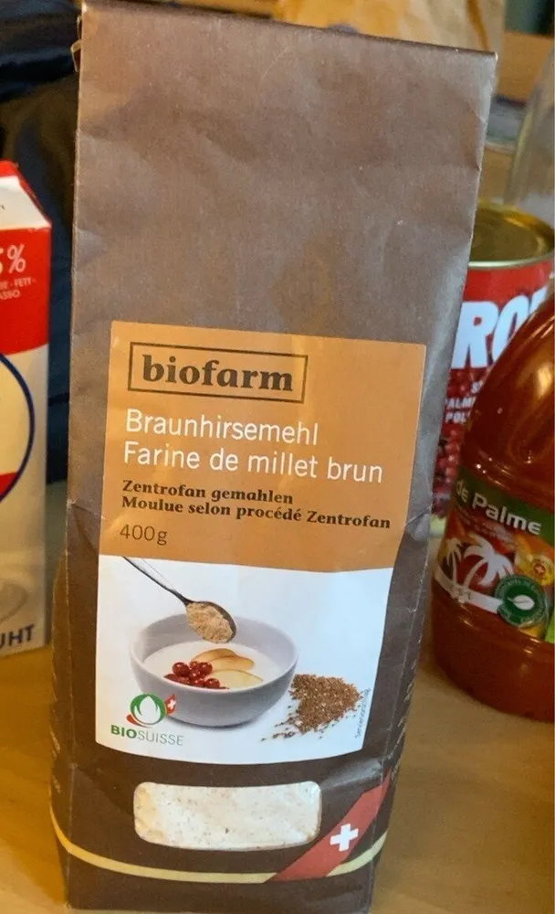 Farine de millet brun