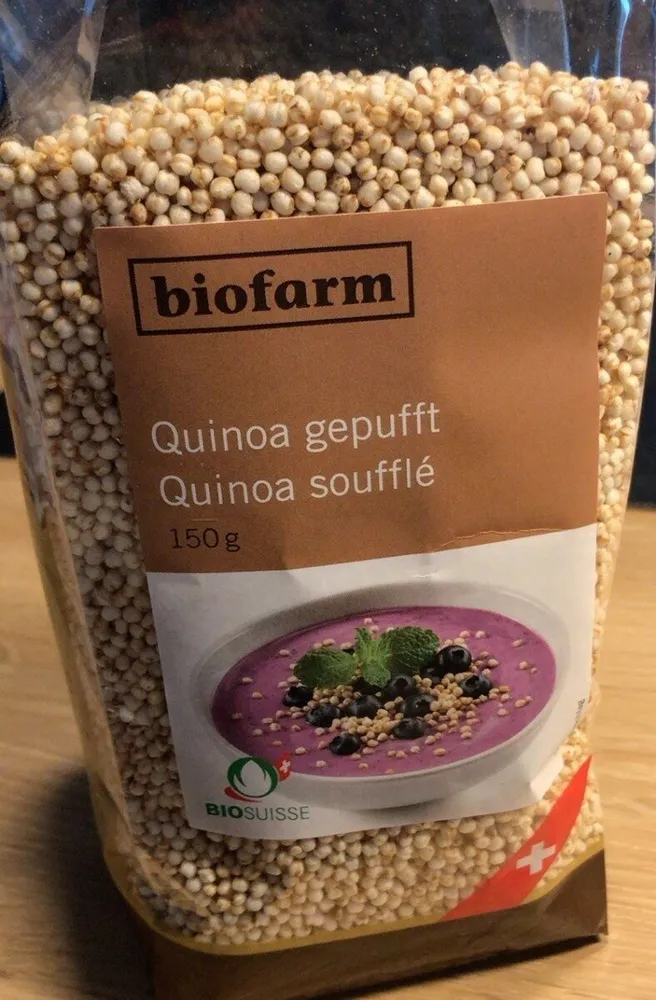 Quinoa soufflé