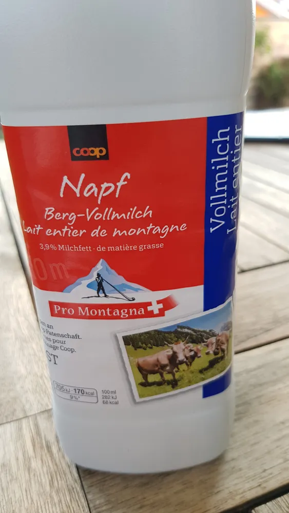 Lait entier des Montagnes