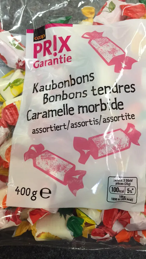 Bonbons tendres