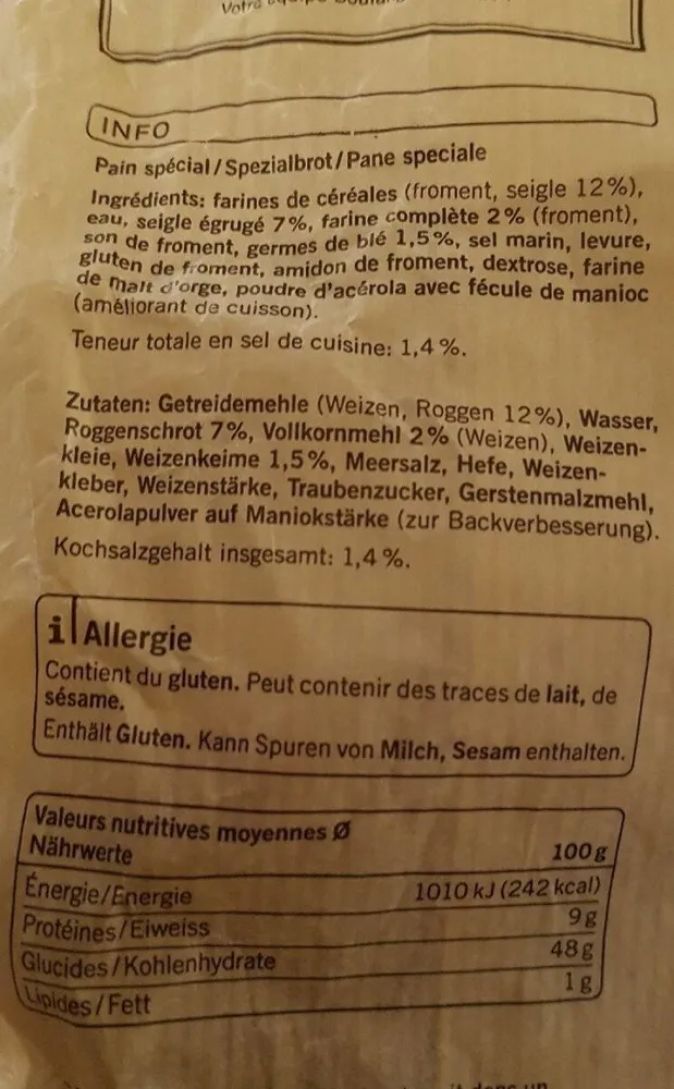 Pain du berger