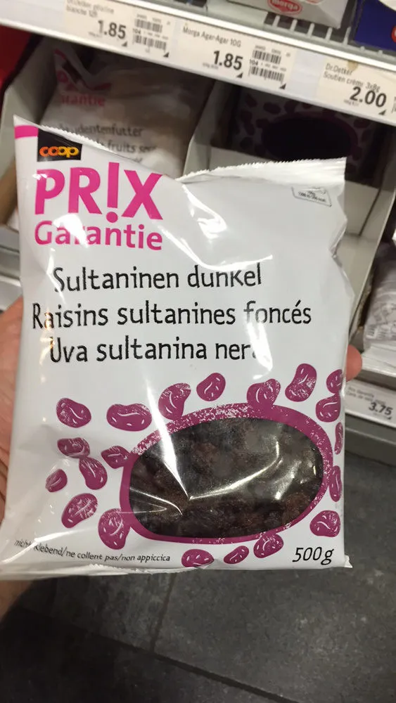 Raisins sultanines