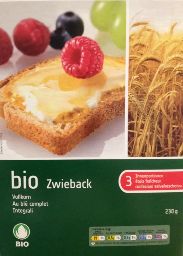 Vollkorn Zwieback