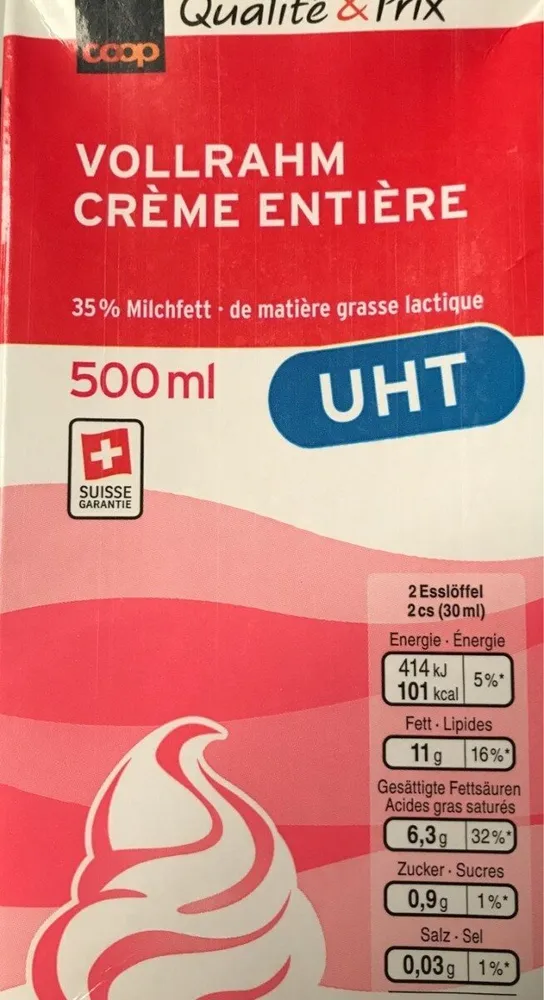 Crème entière