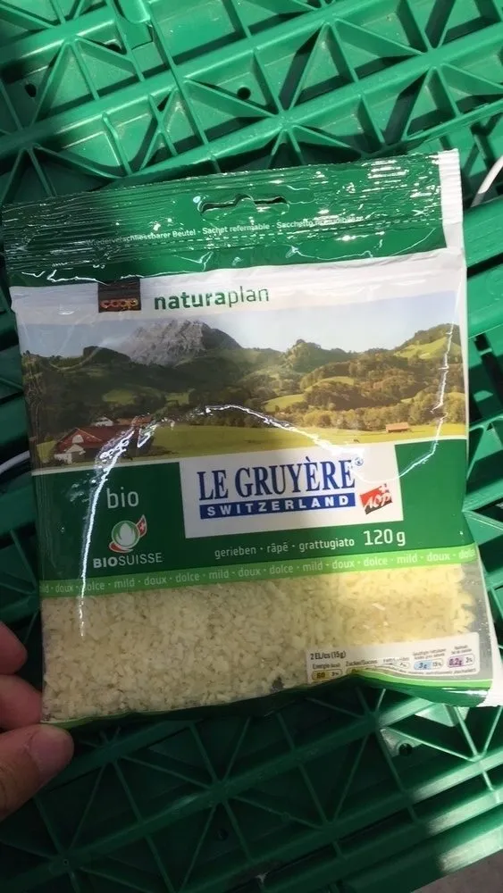 LE GRUYÈRE SWITZERLAND râpé