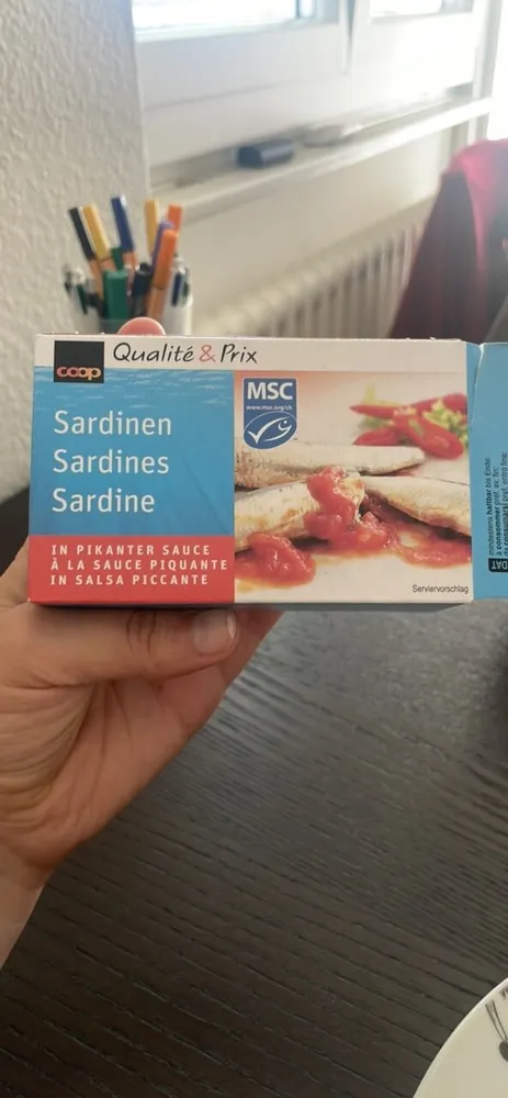 sardines piquant