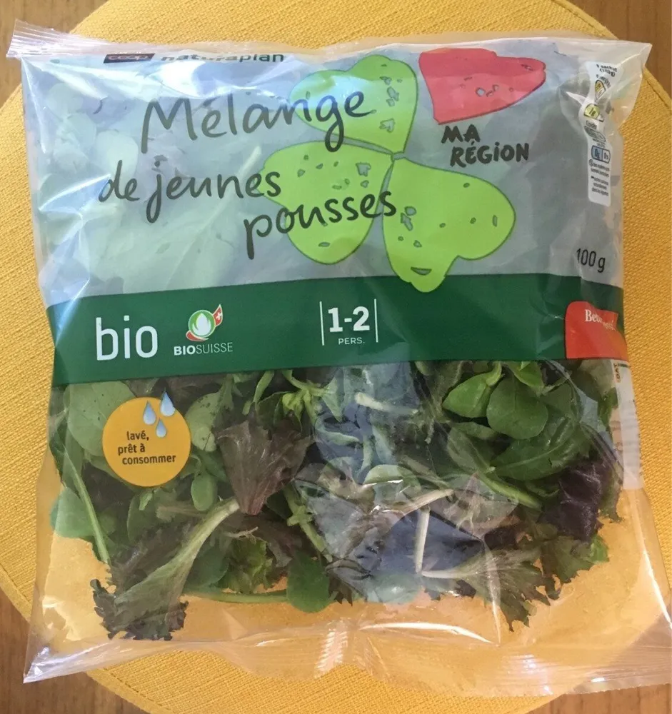 Mélange de jeunes pousses