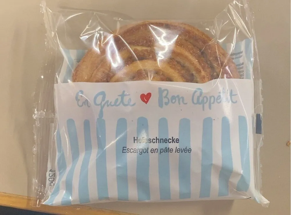 Escargot en pâte levée