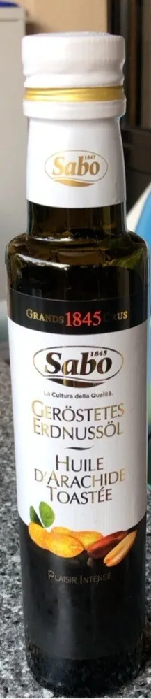 Huile d’arachide toastée