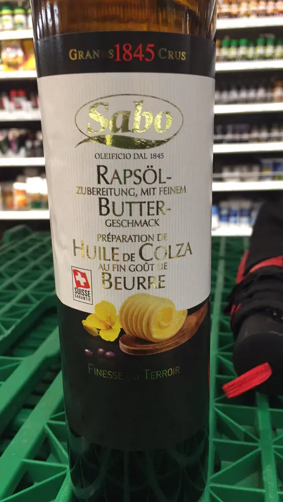Huile de colza au fin goût de Beurre