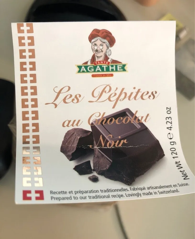 Les petites au chocolat noir