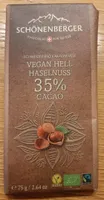 Vegan Hell Haselnuss 35% cacao