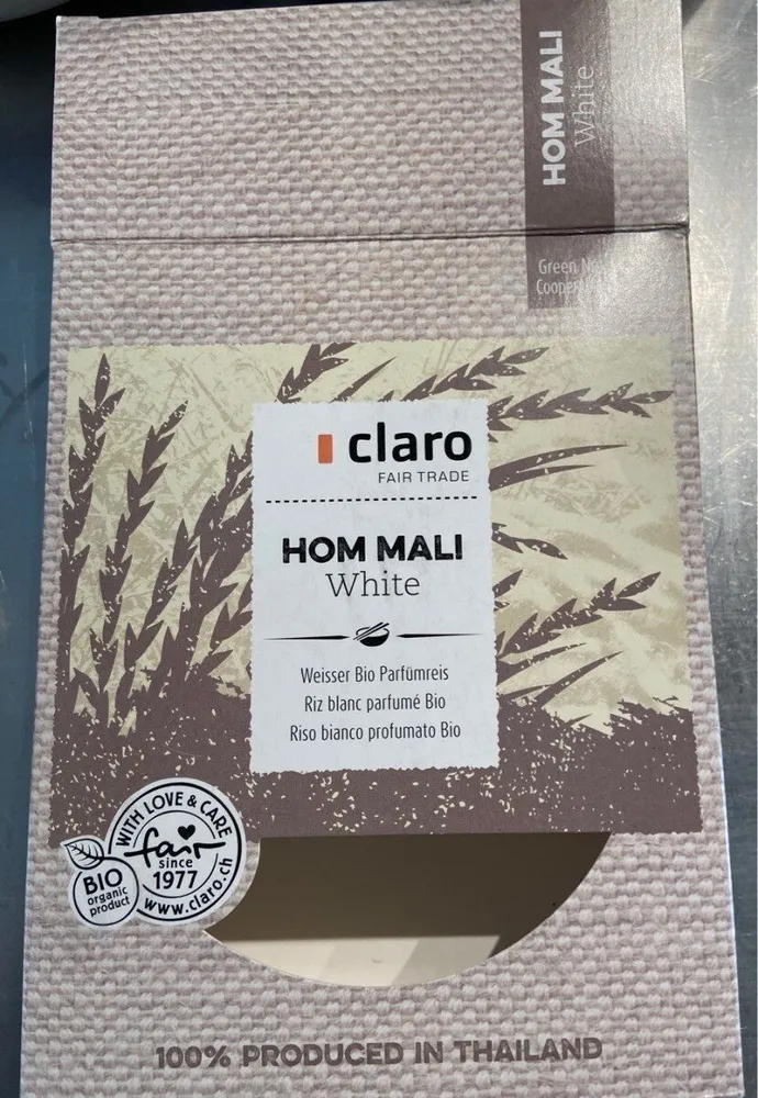 Hom Mali White riz blanc parfumé Bio