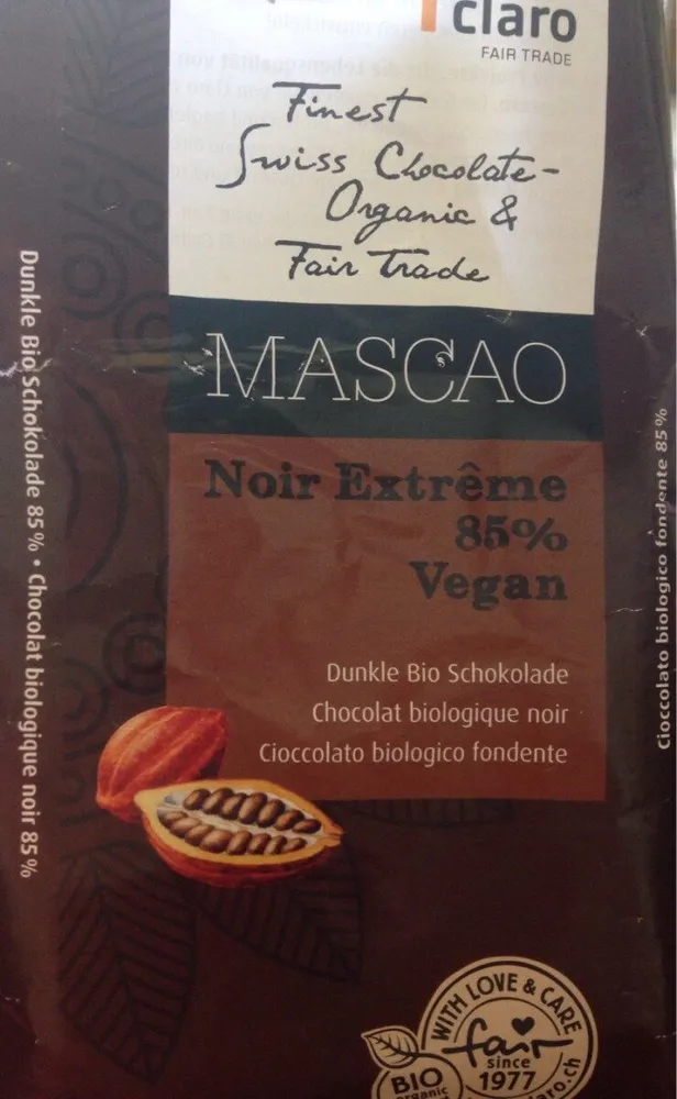 Mascao noir 85%