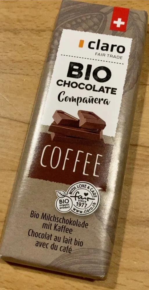 Bio chocolate coffee