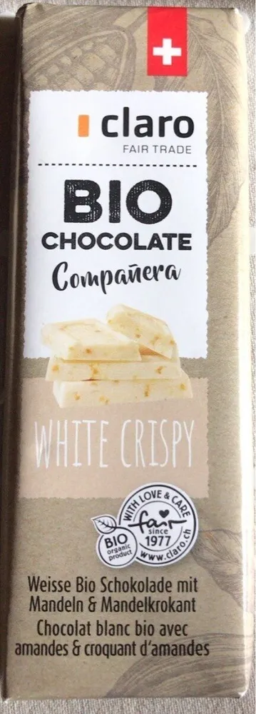 Bio Chocolate Compañera White Crispy