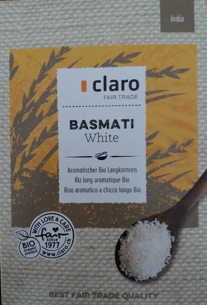 Basmati white riz long aromatique BIO