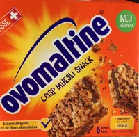 Crisp muesli snack