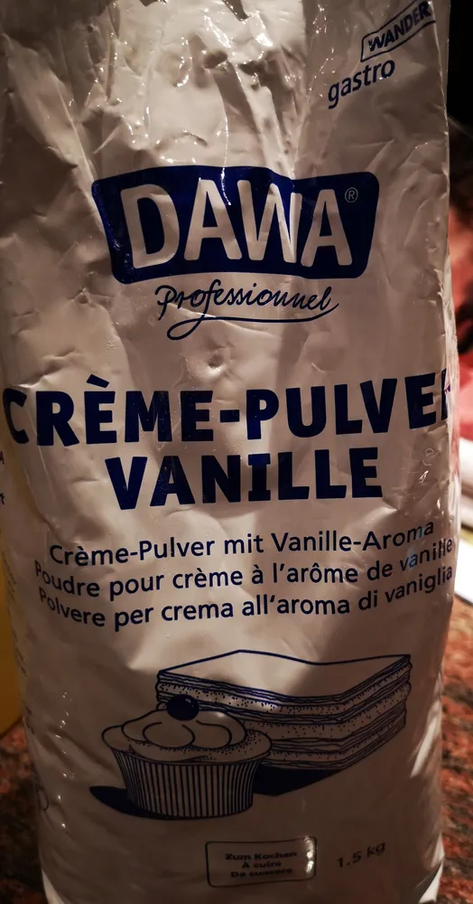 crème-pulver vanille