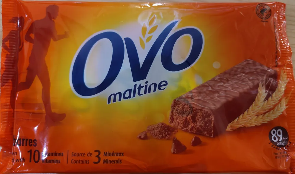 Ovomaltine barres