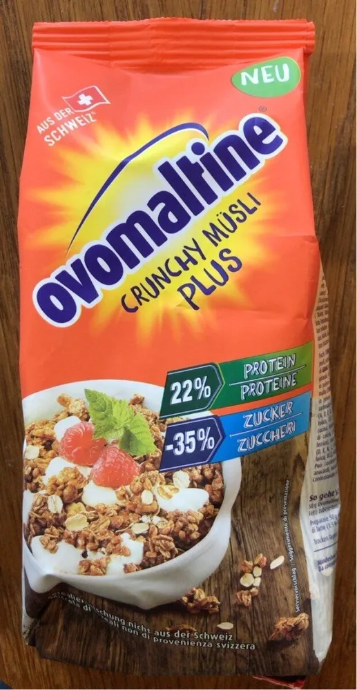 Ovomaltine Crunchy Müsli Plus