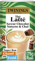 Thé latté chocolat noisette & chaï