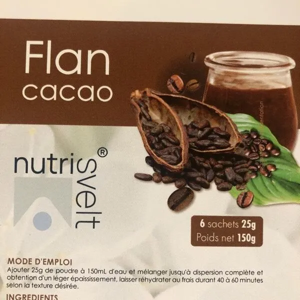 Flan cacao