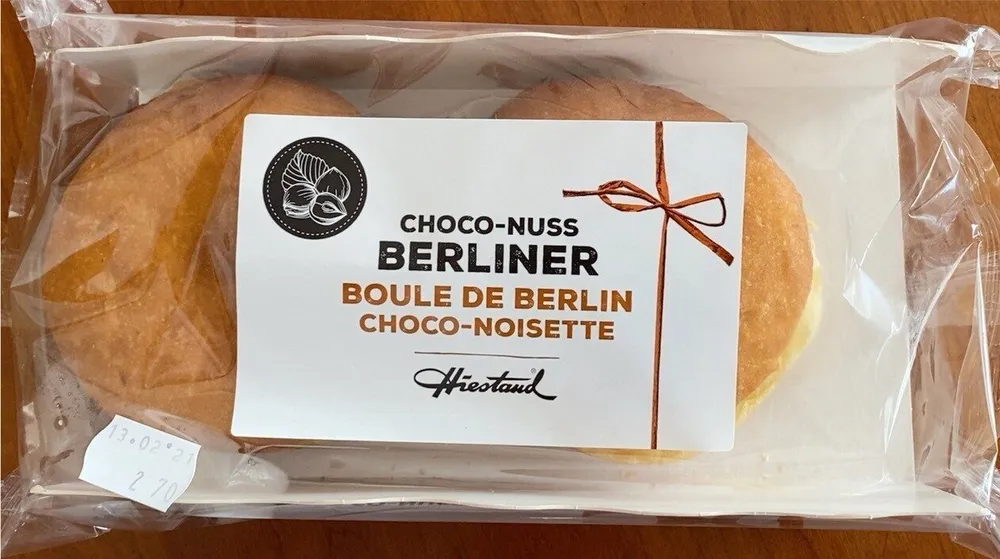 Choco-Nuss Berliner