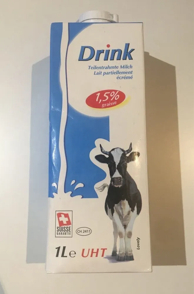 Drink lait partiellement écrémé