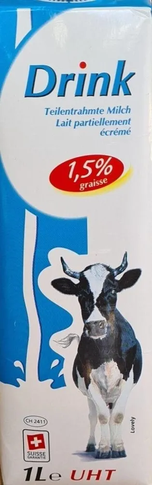 Lait partiellement écrémé