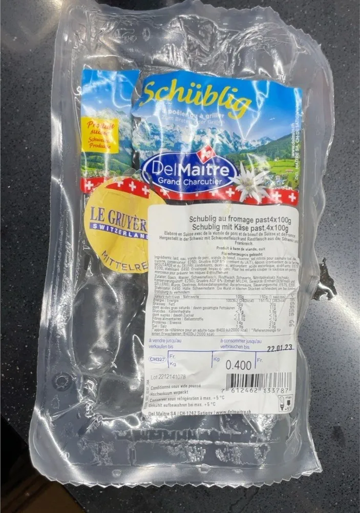 Schublig au fromage