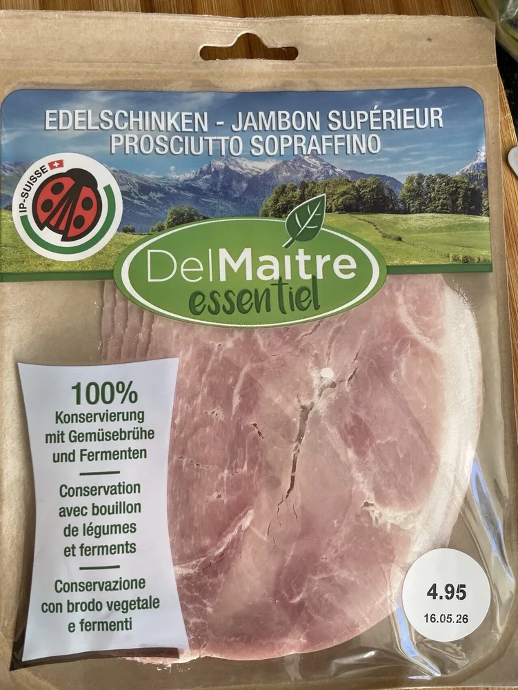 Edelschinken - Jambon supérieur - Prosciutto sopraffino