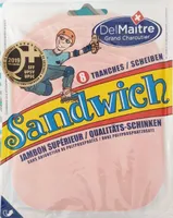 Sandwich jambon supérieur