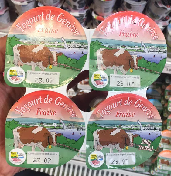 Yogourt de Genève Fraise