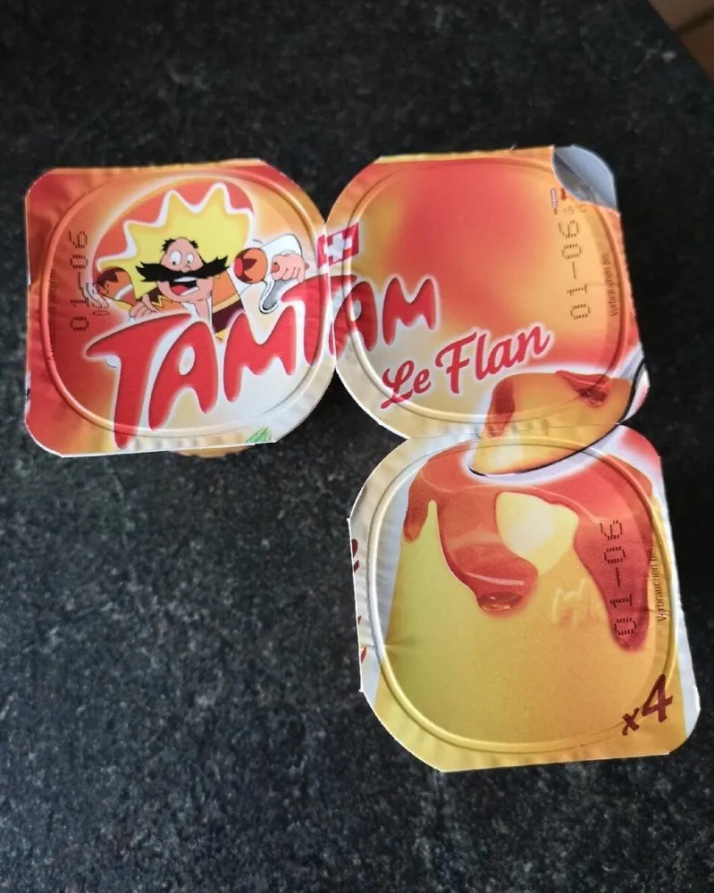 Flan à la vanille nappé de caramel