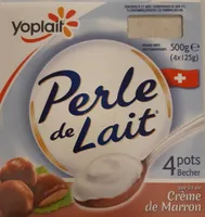 Perle de lait crème de marron