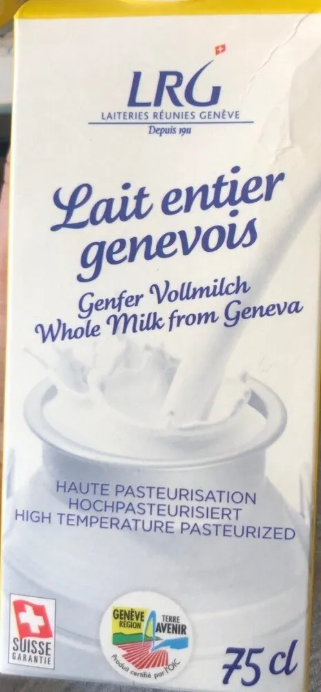 Lait Entier genevois
