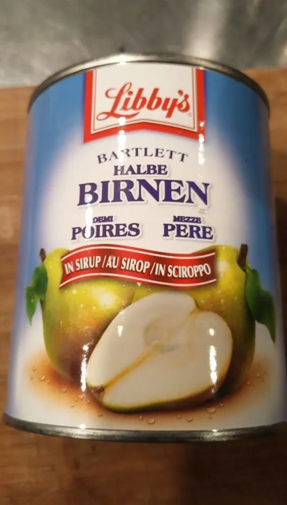 Demi-poires au sirop