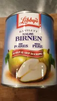 Demi-poires au sirop