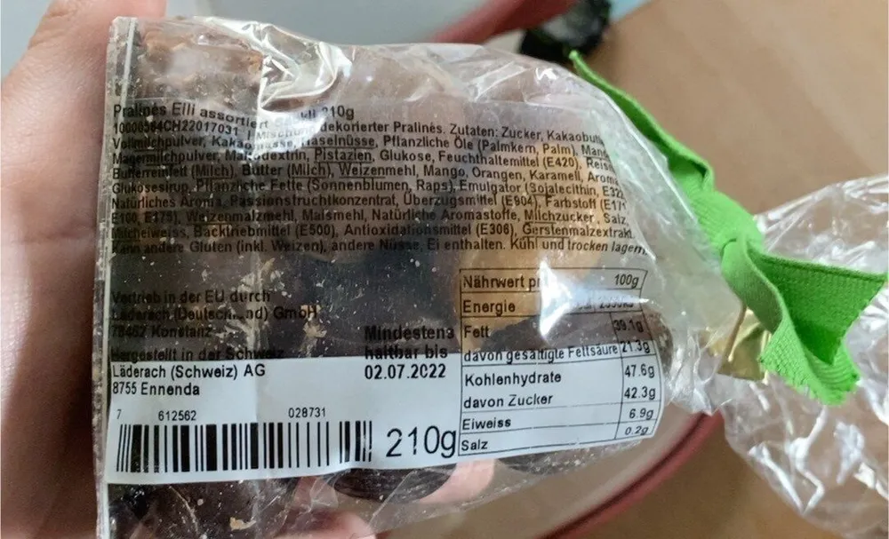 Schokoeier( Läderach