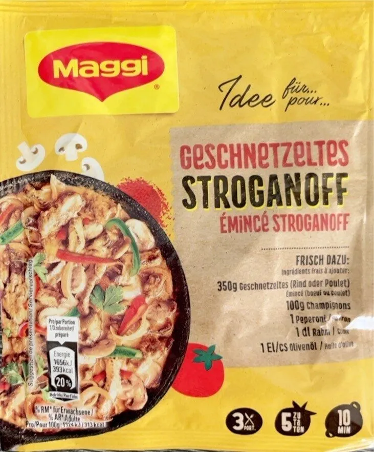 Emincé Stroganoff
