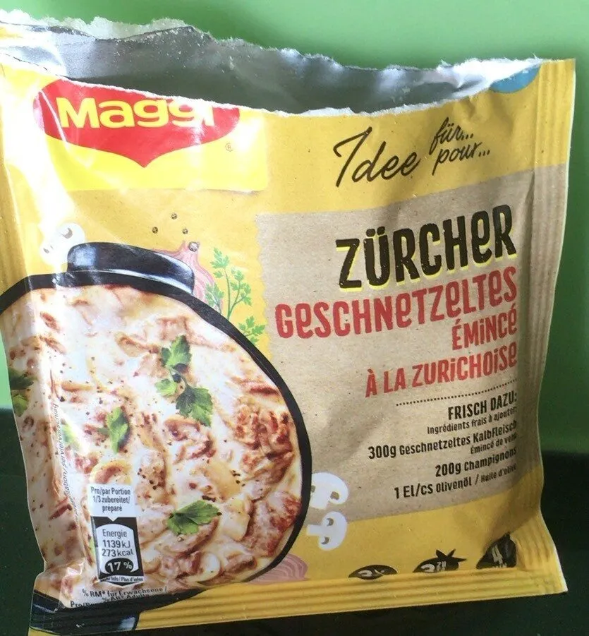 Emincé à la Zurichoise