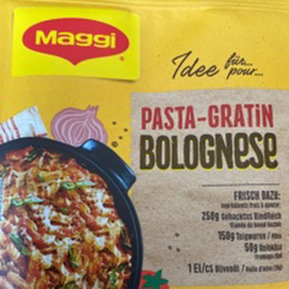 Pasta-Gratin Bolognese