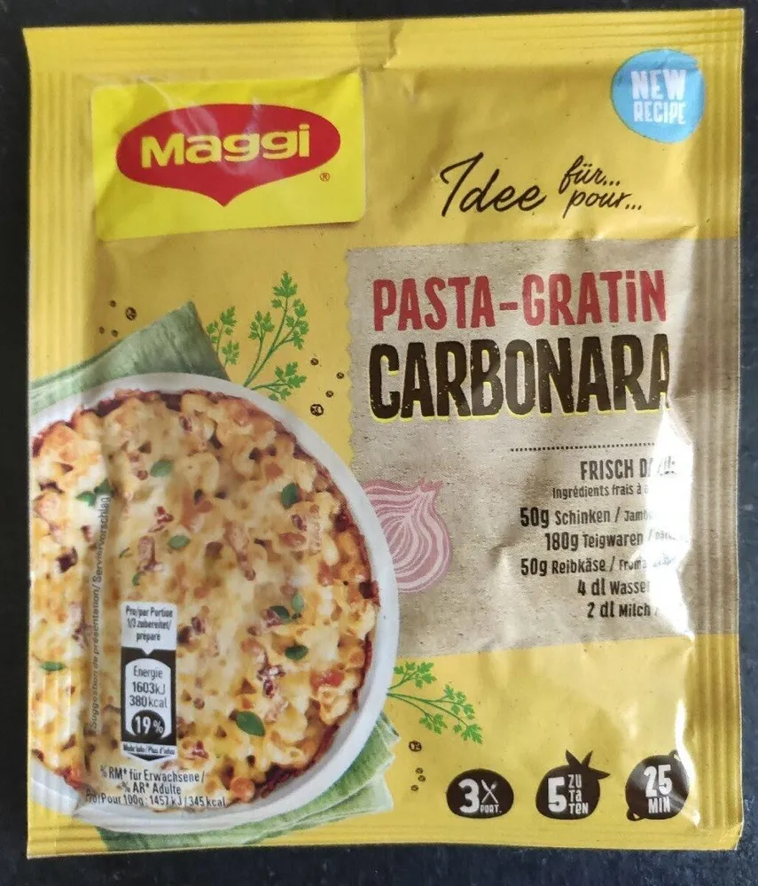 Pasta-Gratin Carbonara