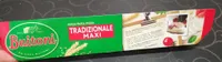 Tradizionale masa para pizza maxi rectangular