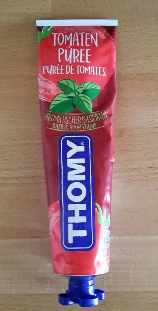Purée de tomates au basilic